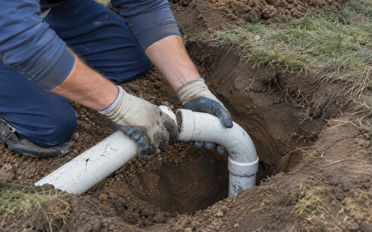 Leach field repair contractor
